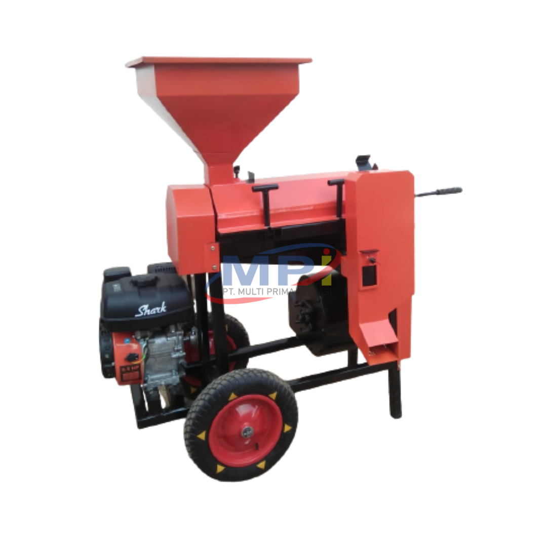 Mesin Pengupas Kulit kopi Kering (Huller) Tipe Beroda